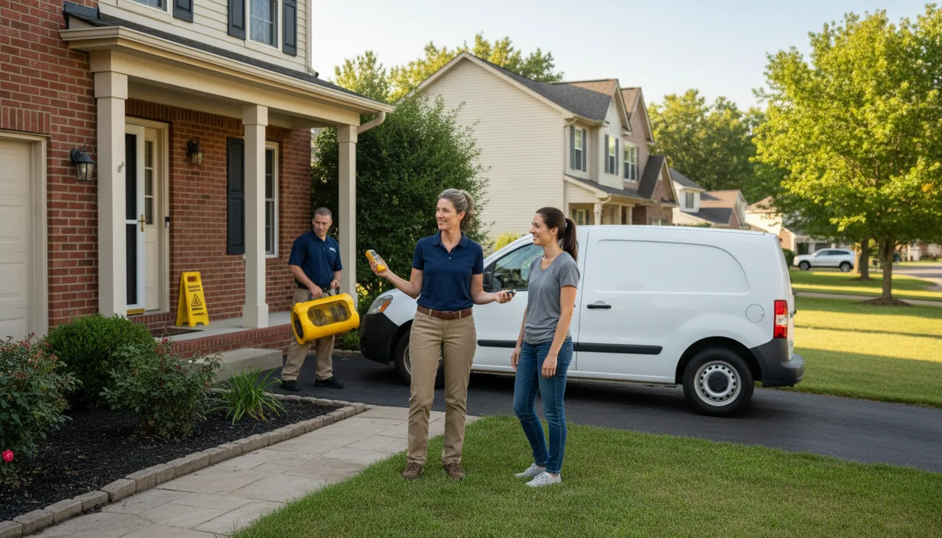 Water restoration image for Flood Water Cleanup, Removal And Restoration Services in Eden, NC
